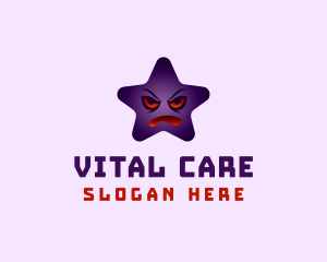 Angry Purple Star Logo