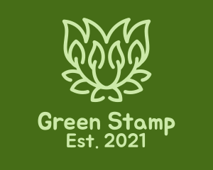 Green Bush Garden logo design