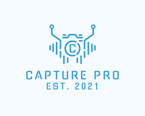 Digital Tech Camera logo design