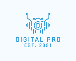 Digital Tech Camera logo design