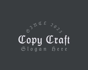 Gothic Craft Company logo design