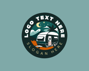 Camping Camper Van Travel logo