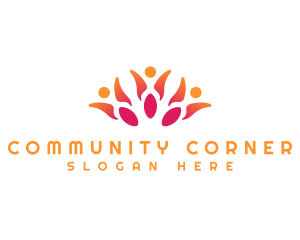 Human Crowd Community logo design