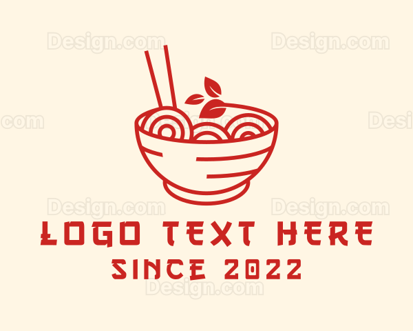 Vegan Ramen Bowl Logo