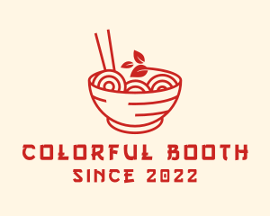 Vegan Ramen Bowl logo design