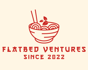 Vegan Ramen Bowl logo design