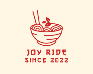 Vegan Ramen Bowl logo design