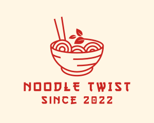 Vegan Ramen Bowl logo design