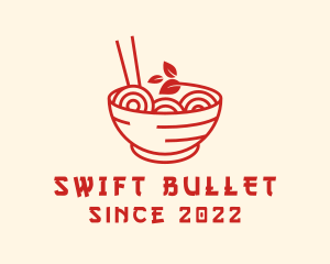 Vegan Ramen Bowl logo design