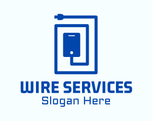 Mobile Phone Electrical Wire logo