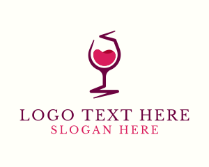 Wine Liquor Goblet logo