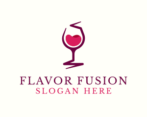 Wine Liquor Goblet logo design
