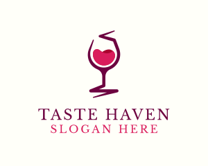 Wine Liquor Goblet logo design