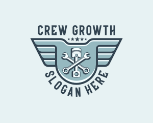 Piston Wrench Mechanic logo
