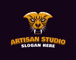 Tiger Animal Gaming logo design