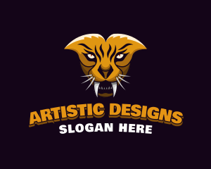 Tiger Animal Gaming logo design