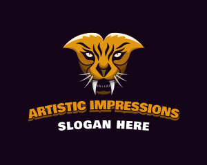 Tiger Animal Gaming logo design