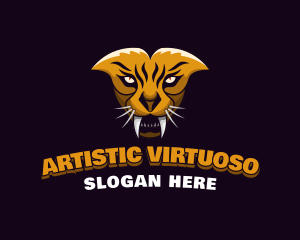 Tiger Animal Gaming logo design