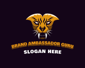 Tiger Animal Gaming logo design