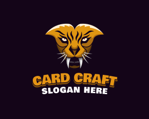 Tiger Animal Gaming logo design