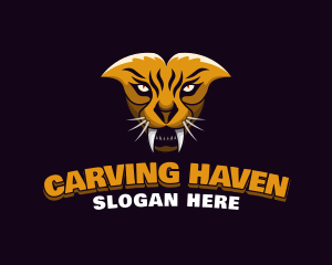 Tiger Animal Gaming logo design