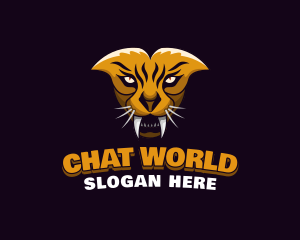 Tiger Animal Gaming logo design