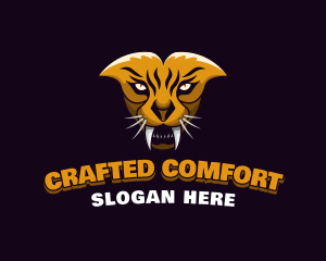 Tiger Animal Gaming logo design