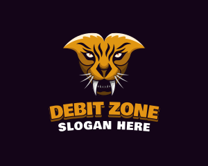 Tiger Animal Gaming logo design