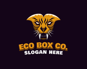 Tiger Animal Gaming logo design