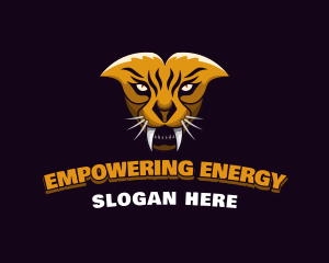 Tiger Animal Gaming logo design