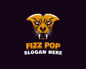 Tiger Animal Gaming logo design