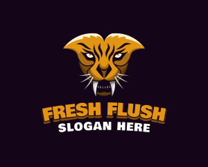 Tiger Animal Gaming logo design