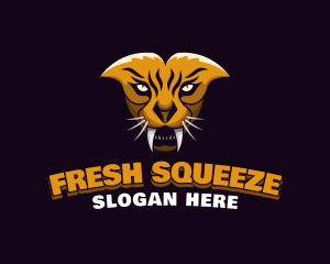 Tiger Animal Gaming logo design