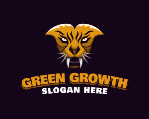 Tiger Animal Gaming logo design