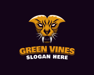 Tiger Animal Gaming logo design