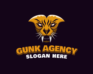 Tiger Animal Gaming logo design