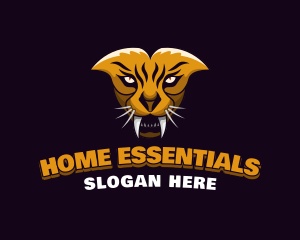 Tiger Animal Gaming logo design