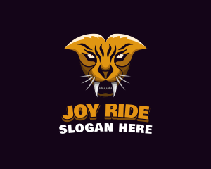 Tiger Animal Gaming logo design