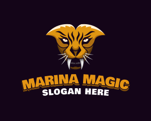 Tiger Animal Gaming logo design