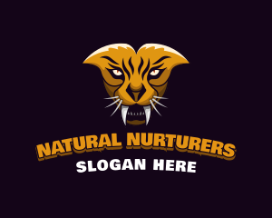 Tiger Animal Gaming logo design