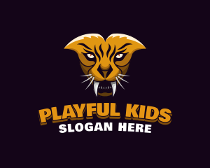 Tiger Animal Gaming logo design