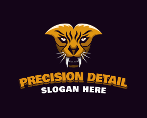 Tiger Animal Gaming logo design