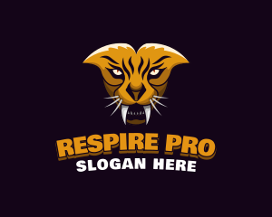 Tiger Animal Gaming logo design