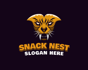 Tiger Animal Gaming logo design