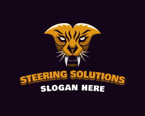 Tiger Animal Gaming logo design