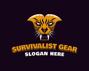 Tiger Animal Gaming logo design