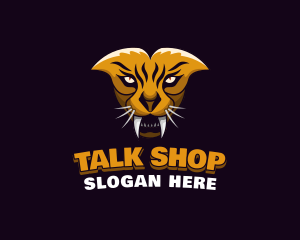 Tiger Animal Gaming logo design