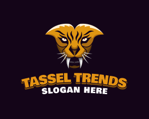 Tiger Animal Gaming logo design