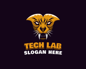 Tiger Animal Gaming logo design