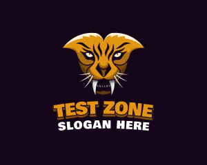 Tiger Animal Gaming logo design